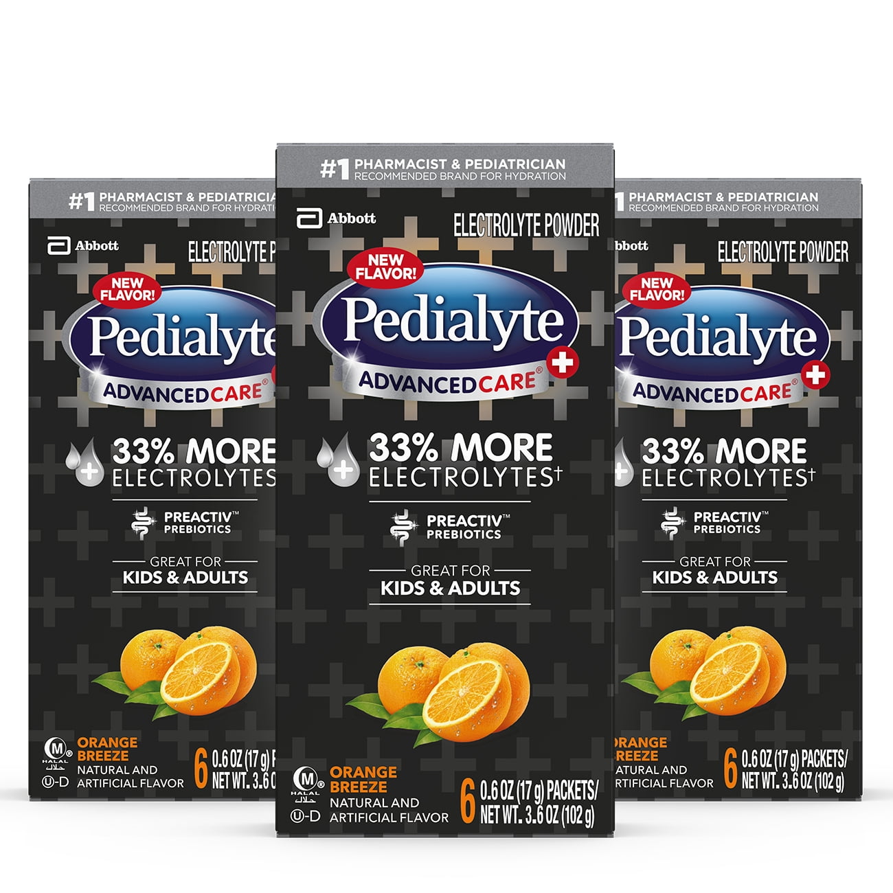 Pedialyte AdvancedCare Plus Electrolyte Powder, with 33 More