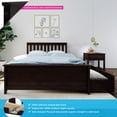 thumbnail image 2 of Max & Lily Full Size Bed Frame with Storage Drawers, Solid Wood Platform Bed for Kids, 2 of 9