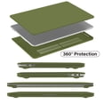 thumbnail image 4 of IBENZER Compatible with 2025 2024 MacBook Pro 13 Inch Case M2 M1 A2338 A2289 A2251 A2159 A1989 A1706 A1708 (2025-2021), HardShell Case & Keyboard Cover & Screen Film, Macha Green, MOGN, 4 of 4
