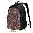 thumbnail image 5 of Pofeuu Thanksgiving Turkey 2 Print Storage Laptop Backpack with USB Charging Port[Water Resistant] College Computer Bookbag Fits, 5 of 7
