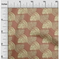 thumbnail image 2 of oneOone Cotton Cambric Brown Fabric Ocean Underwater Life Sewing Fabric By The Yard Printed Diy Clothing Sewing Supplies 42 Inch Wide, 2 of 4
