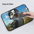 thumbnail image 5 of Pofeuu Joyful Animated Bird Print Laptop Carrying Case,13-15-Inch Laptop and Tablet, Sleek Design, Durable and Water-Repellent Fabric, Business Casual or School-13 inch, 5 of 8