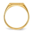 thumbnail image 2 of 14K Yellow Gold Signet Ring Size 6, 2 of 6