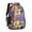 Colorful Dog Paw, variant on Chihuahua and Footprints Backpack for School,Cute School Bag,Schoolbag with Adjustable Shoulder Straps & Padded Back,16.9 Inch