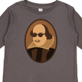 thumbnail image 4 of Inktastic Funny Rockin' Shakespeare Boys or Girls Long Sleeve Toddler T-Shirt, 4 of 5