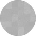thumbnail image 1 of Ahgly Company Indoor Round Patterned Platinum Silver Gray Area Rugs, 5' Round, 1 of 6