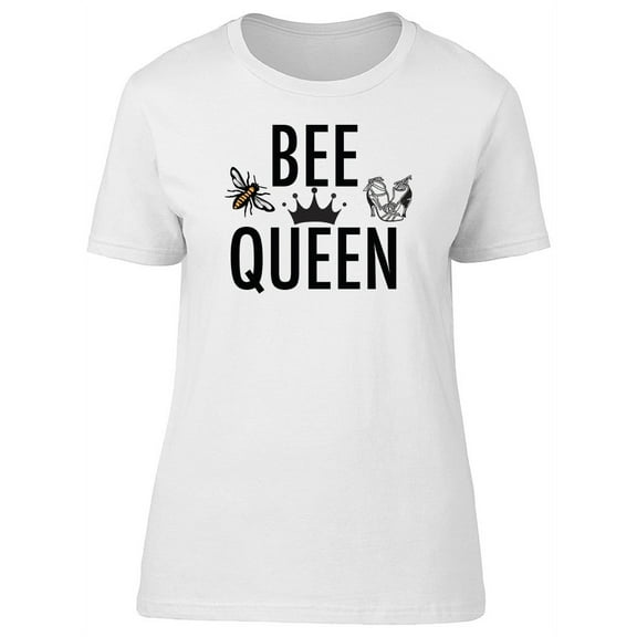 Bee Queen With A Bee And Crown T-Shirt Women -Image by Shutterstock, Female Large