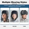 thumbnail image 4 of Sombrero Heated Trapper MZQLN, eléctrico, invierno, azul marino, unisex, 4 of 8