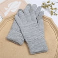 thumbnail image 6 of Women's Winter Touchscreen Gloves Fleece Lined Knitted Winter Gloves Texting Warm Gloves with Touch Screen Fingers Elastic Cuff Women's Cold Weather Gloves, 6 of 8
