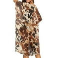 thumbnail image 2 of DISNIMO Womens Cow Print Kimono Swimsuit Cover Ups Casual Loose Bathing Suit Coverup Cardigan for Summer Swimwear, 2 of 6
