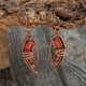 thumbnail image 4 of Nvzi Pendientes colgantes de estilo retro, nuevos y únicos, joyería étnica bohemia vintage (rojo), 4 of 4