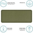 thumbnail image 4 of GelPro NewLife Designer Comfort Kitchen Floor Mat 20x48 Tweed Green Valley, 4 of 5