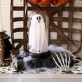 thumbnail image 5 of Orangide Halloween Ghost Cloche Night Light Fabric Ghost Lamp with Glass Dome for Mantel Shelf Spooky Party and Home Decor Ornament, 5 of 6
