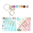 thumbnail image 6 of Jiibva 24Pcs Beadable Keychains Bars, Metal Beaded Keychain Blanks Bulk Making Supplies Kit with Lobster Hook for Pendant DIY Art Crafts, 6 of 7