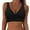 Black, variant on Women Plus Size Bikini Top - Twist Front Swimsuit Top Push Up Full Coverage Bathing Suit 2025 Swim Bra for Large Bust
