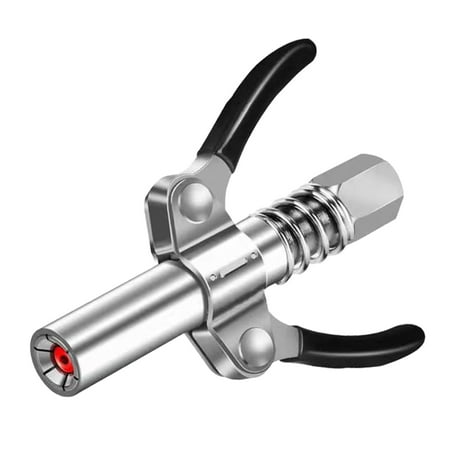 

Grease Gun Adapter for Car Grease Coupler Lube Quick Release Lock On Coupling End 1/8 High-pressure Oil Injection Nozzle
