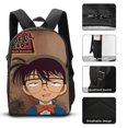 thumbnail image 3 of Conan Edogawa Backpack Three Piece Essentials 17 Inch Bag Lunch Tote Pen Case, 3 of 5