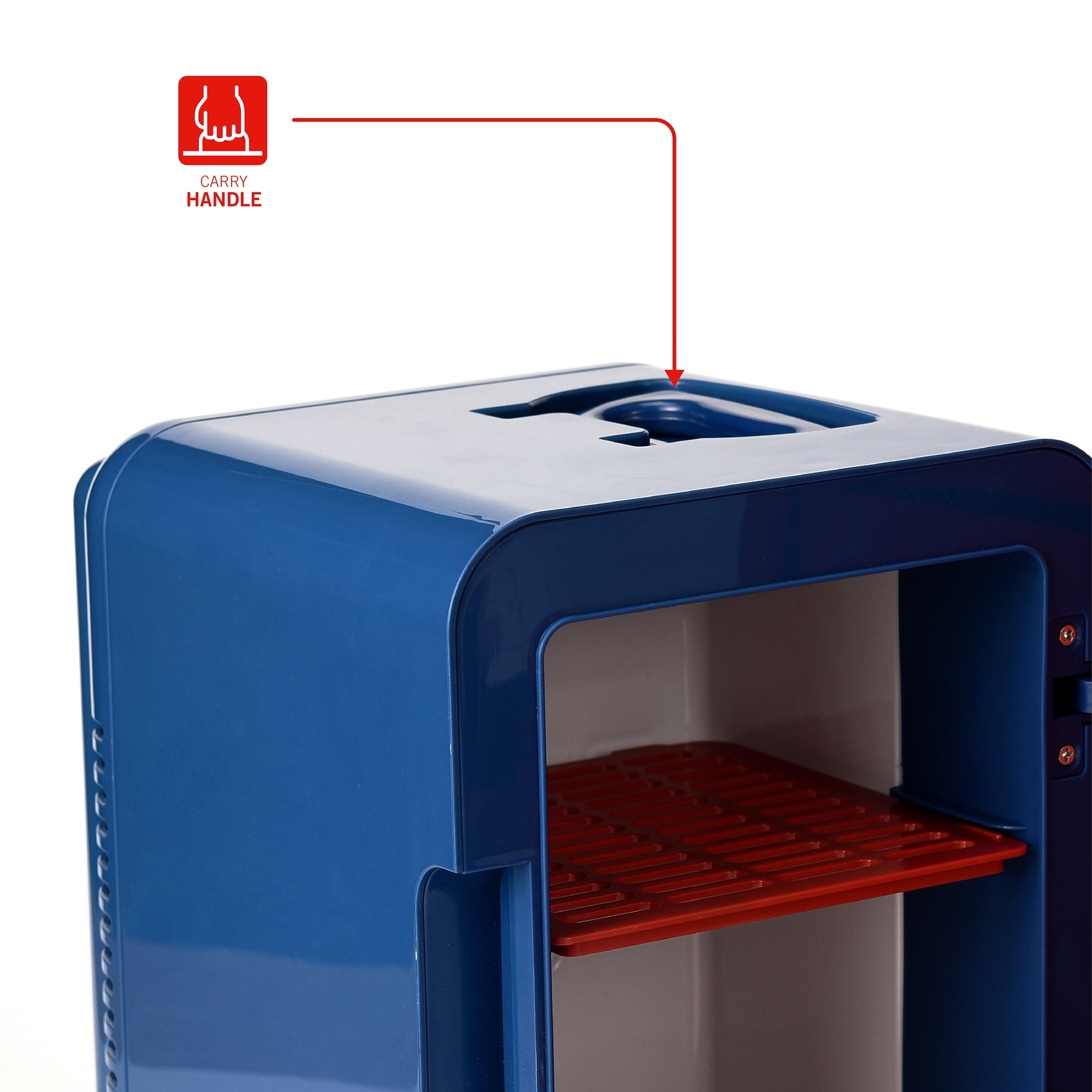 Marvel Spiderman Blue Red 6 Can Mini Fridge Thermoelectric Cooler 4 Litre