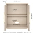 thumbnail image 3 of Evelyn&Zoe Tillman 28" Wide Rectangular Accent Cabinet, Alder White, 3 of 9