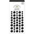 thumbnail image 2 of Doodlebug Adhesive Jewels 6mm, 8mm & 10mm 45/Pkg-Beetle Black, 2 of 2