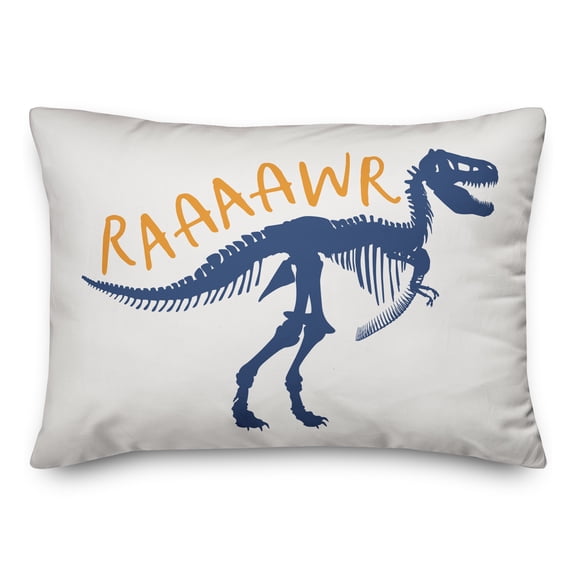 Creative Products T-Rex Rawr 14x20 Spun Poly Pillow