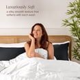 thumbnail image 3 of Bare Home Bamboo Body Pillowcase - Made from Rayon Fibers -  Soft, Cooling & Breathable - Black, 3 of 9