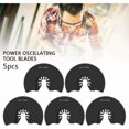 thumbnail image 4 of Reusable Storage Case Oscillating Multitool Accessory Kit, Semi Circular Oscillating Saw Blades for Cutting Wood Plastic Soft Metal, 4 of 5