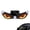 02#, variant on Solar Demon Eye LED Car Window Light, Devil Eyes Warning Lights Animated Glowing Windshield Decoration, USB-C Rechargeable, 5 Modes, Suction Mount for SUV Truck Rear Window Night
