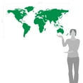 thumbnail image 2 of World Map Wall Art Earth Atlas Decal Sticker, 2 of 4