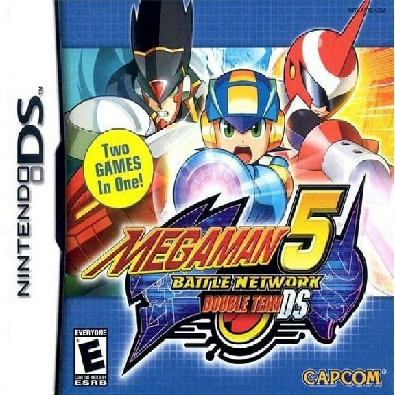 Restored Mega Man Battle Network 5: Double Team (Nintendo DS, 2005) RPG Game (Refurbished)