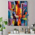 thumbnail image 4 of Abstract Geometric Oil Painting Canvas Print Wall Art for Living Room Bedroom Office Dining Room Hallway Apartment Decor, 4 of 8