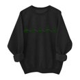 thumbnail image 1 of Ounisa St. Patrick's Day Sweatshirt for Women Clover Graphic T Shirts Patty's Day Long Sleeve Tee Tops Pullover, 1 of 6