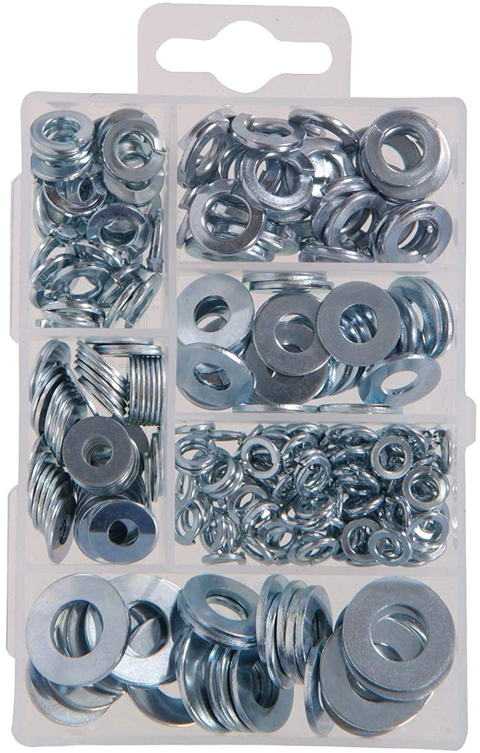 720pc WASHER/LOCK WASHER ASSORTMENT FOR THE MOST COMMON NUTS AND BOLTS D00364 