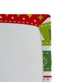 thumbnail image 3 of Ambesonne Christmas Fitted Sheet, Traditional Borders, Twin Size, Lime Green Yellow Red, 3 of 3