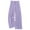 Purple, variant on RYRJJ Wide Leg Palazzo Pants for Women - High Waist Casual Beach Lounge Pants Drawstring Baggy Flowy Trousers with Pockets(Khaki,S)