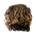 thumbnail image 6 of Guoxxzi Men's Gradient Color Partial Bangs Small Curls Short Hair Wig, 6 of 6