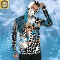 thumbnail image 3 of Rvwovn Men's UPF 50+ Hooded UV Protection Shirt with Mask, Camo Outdoor Fishing Sun Hoodie, 3 of 7