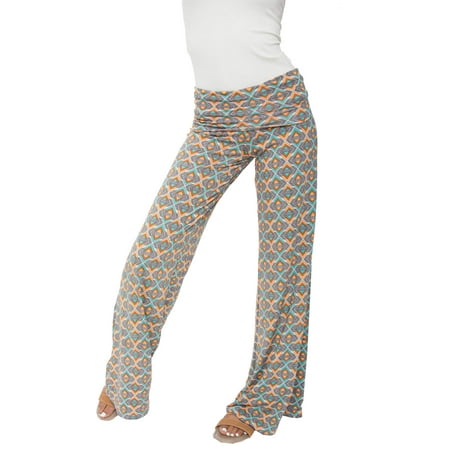- Women's Mozaic Printed Palazzo Pants