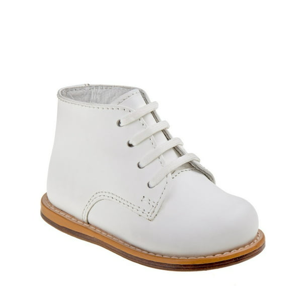 Josmo - Josmo Unisex Little Kids White Hard Sole Wide Size Walker Shoes ...