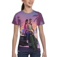 thumbnail image 4 of Grand Theft Auto Teen T-Shirt Crewneck Short Sleeve Double-Sided Print Summer Tee Shirts Top For Youth Boys Girls Children X-Large, 4 of 7