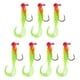 thumbnail image 1 of Soft Bait T-tail Fishing Small T-tail 1g-4g Lead Head Hook Tail Tail Thread Soft Worm Fake Bait, 1 of 6