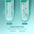 thumbnail image 3 of WJCA Professional Adjustable Pill Cutter with Safety Cover, Precisely Splits Multiple Small Tiny Tablets, Easy-Dose Design, Green, 3 of 8