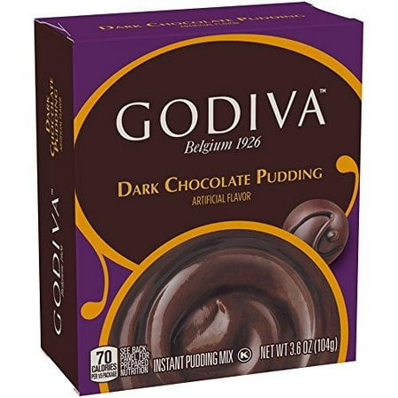 Godiva Dark Chocolate Pudding Mix (3.6oz Box) (The Best Black Pudding)
