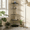 Black + Engineered Wood + Tempered Glass + Classic+1, variant on ZHICHUN Rotatable Three Layer Cabinet Style Display Cabinet Black Wine Storage Cabinet With Remote Control Pai Pai Light Adjustable Feet For Living Room Corridor