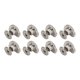 thumbnail image 5 of Rivapa De Encuadernación De Cuero 20pcs, Diseño Compacto De Instalación Simple Rivada De Oso Multifuncional Y Tornillo Cruzado Para Los Pies De Bolso De Los Pies Punk Dorado 10, 5 of 7