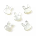thumbnail image 2 of U8MO 5x Natural Shell Cute Rabbit Bunny Beads for Jewelry Making Crafting Accessories, 2 of 6