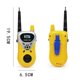 thumbnail image 2 of Mini juguete Walkie Talkie BRILLAR para niños Interfono amarillo inalámbrico 2 piezas, 2 of 5