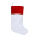 thumbnail image 2 of 12Pcs Classic Large Christmas Stockings,17 Inch White & Red Xmas Hanging Stocking Ornament with Hanging Loop,for Fireplace Mantel Christmas Tree Home Holiday Party Christmas Tree Decoration, 2 of 7
