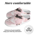 thumbnail image 6 of Kdxio Swan And Flowers2 Women's Men's Slippers Plush Slip-On House Slipper for Winter Indoor Soft Cushion Non-slip Fluffy Slides Slippers-46/47, 6 of 7
