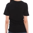 thumbnail image 4 of Sunset Hippo Graphic Design Unisex Lane Seven Ring Spun Combed Cotton Short Sleeve Deluxe Jersey T-Shirt - Black 2XL, 4 of 4